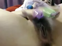 Amatérská masturbace chlupatý kočička