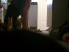 Rychlovka v koupelně s manželkou před odchodem